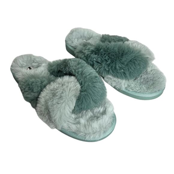 Corkeys Snuggle Two Tone Slippers Shoe Size 11 - Picture 1 of 8